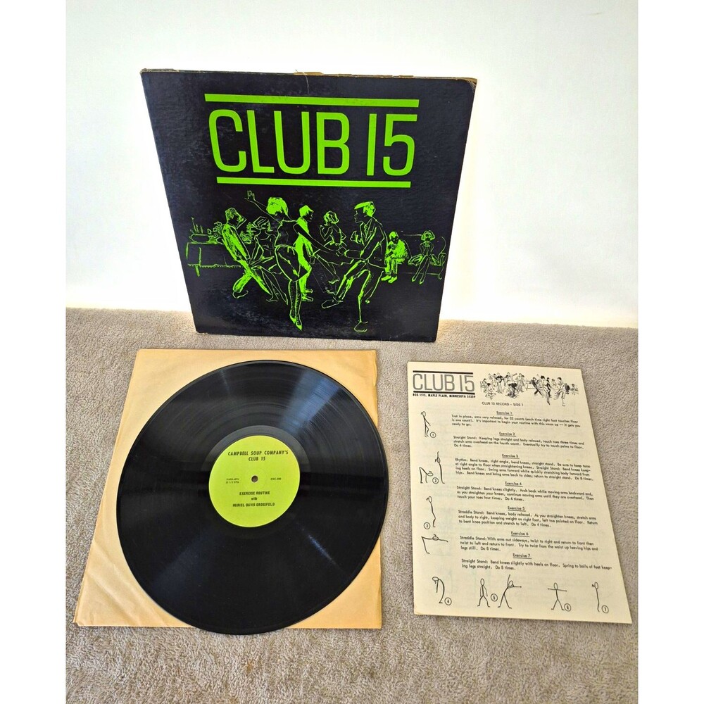 Muriel Davis Grossfeld Club 15: Fit for Fun Vinyl LP 1965 CSC-200(RV)